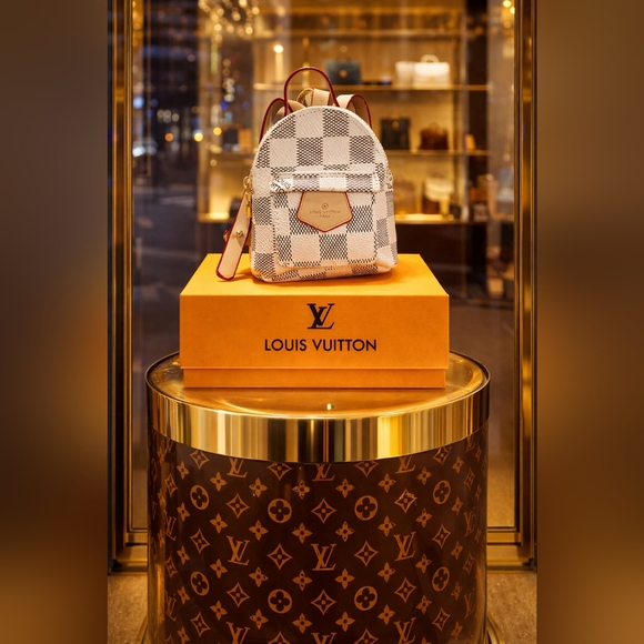 . Handbags - LV Mini Checkered Backpack Keychain/Bag Charm Pouch